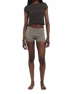 Find Me Now Mesh Low Back Top - Green