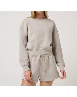 Travis Mathew Cloudscape Pullover Sweater - Gray