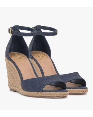 Vince Camuto Felyn Wedge Sandal - Blue