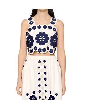 Sea Catrine Top - Blue