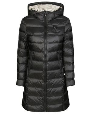 Blauer Agnes Long Hooded Jacket - Black
