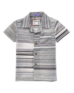 Sovereign Code Malta Button Front T-Shirt - Gray