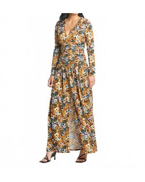 Tanya Taylor Ciara Maxi Dress - Metallic
