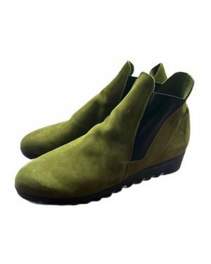 Arche Lomata Chelsea Boots - Green
