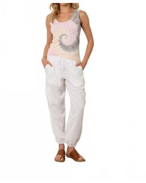 River + Sky Corinna Scoop Tank Top - White