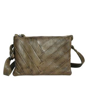 Latico Sunny Handcrafted Leather Crossbody Bags - Green