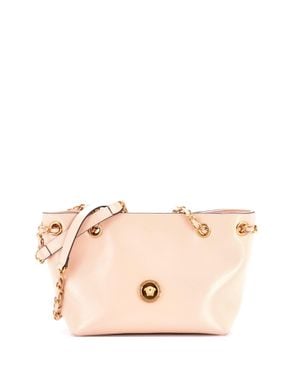 Versace Medusa Icon Chain Tote Leather Mini - Pink