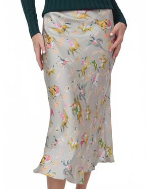 La Prestic Ouiston Nola Silk Skirt - Gray