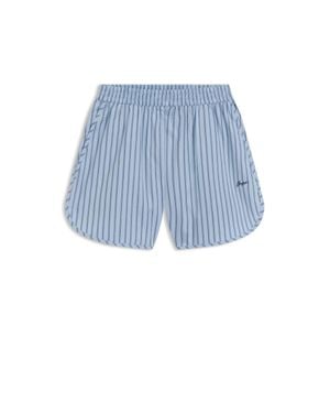 BOSS Vertical-Stripe Shorts - Blue