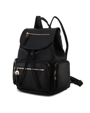 MKF Ivanna Vegan Leather For Oversize Backpack - Black