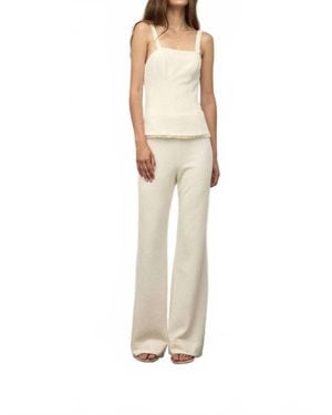 Iris Setlakwe Wide Leg Pant - White