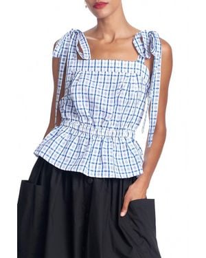 Corey Lynn Calter Midge Top - Blue