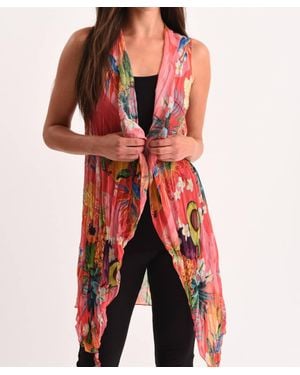Angel Hawaiian Escape Vest - Red