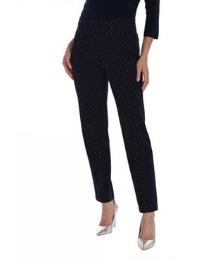 FRANK LYMAN Knit Ankle Length Pants - Blue