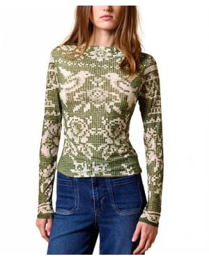 Cleobella Jay Long Sleeve Top - Green