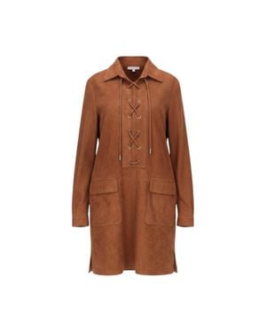 Isaia Rust Dress - Brown