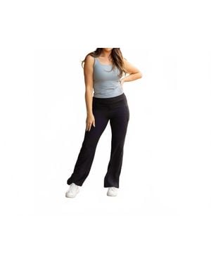 Julia Rose Rachel Relaxed Fit Leggings With Pockets - Black