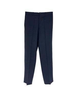 Armani Collezioni Straight-Leg Pants - Blue