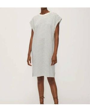 Melissa Nepton Manila Stripe Dress - White