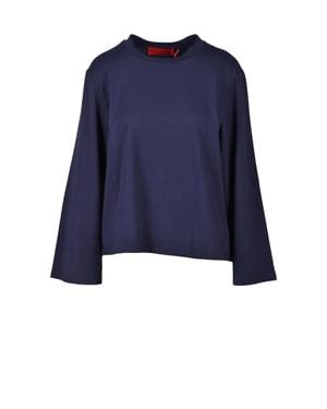 Wild Cashmere Cotton And Elastane T-Shirt - Blue