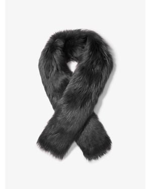 Michael Kors Shearling Stole - Black