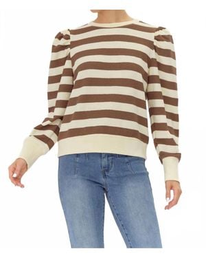 Jodifil Brooklyn Striped Top - White