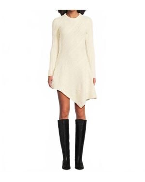 STAUD Eva Sweater Dress - Natural