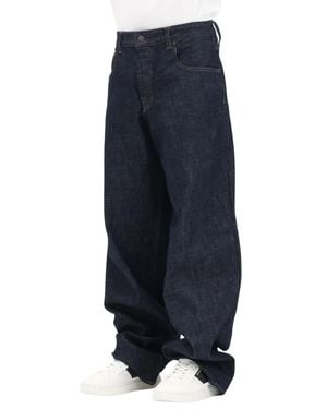 ARMANI EXCHANGE Baggy Denim Jeans - Blue