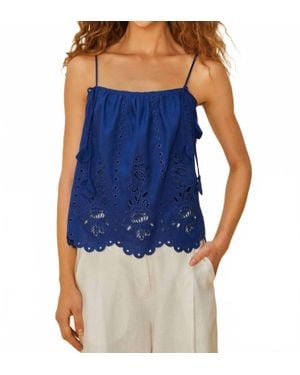 FARM Rio Sleeveless Bouse - Blue