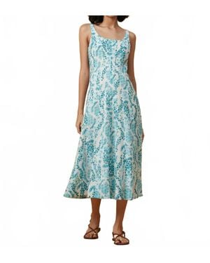 Ro's Garden Camillie Midi Dress - Blue