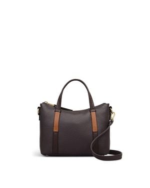 Radley Waterloo Way Ziptop Satchel Bag - Brown