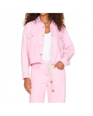 Xirena Leon Button Down Jacket - Pink