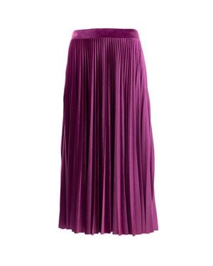 Valentino Garavani Silk Skirt - Purple