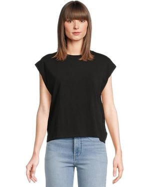 Madewell Northside Vintage Muscle Tank Top Jet Cotton Red108 - Black