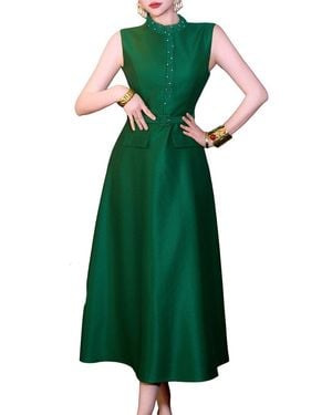 BRC By BURRYCO Sleeveless Special Midi Dress - Green