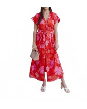 Thml Kai Dress - Red