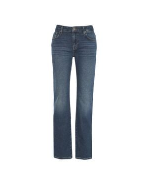 7 For All Mankind Straight Leg Jeans 'Calie' - Blue