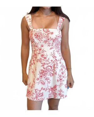 Sky To Moon Poppy Fields Dress - Red