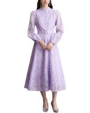 DZA Midi Dress - Purple