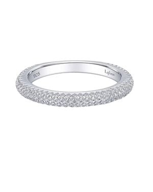 Lafonn Pave Wedding Band Ring - White