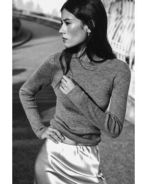Maeve Markie 100% Cashmere Sweater - Black