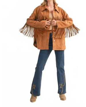 Klesis Monroe Oversized Jacket - Brown