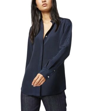 ANN MASHBURN Classic Blouse - Blue
