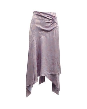 Peter Pilotto Jacquard Midi Skirt - Purple