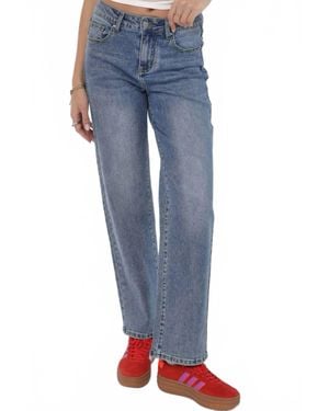Sadie & Sage Good Energy Denim Pants - Blue