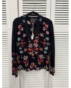 Johnny Was Embroidered Jacket - Multicolor