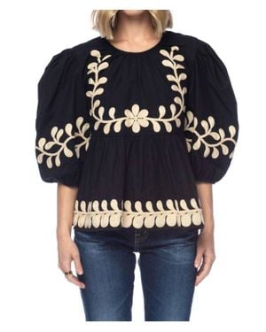 Tolani Uri Top - Blue