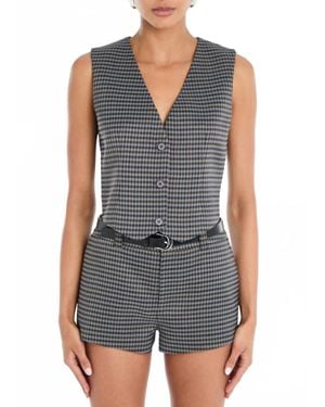 SER.O.YA Tatiana Sleeveless Vest - Blue