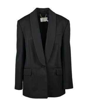 Zimmermann Wool-Blend Fitted Jacket - Black