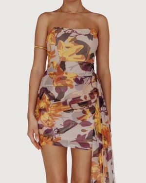 one & only Caroline Strapless Mini Dress - Multicolor